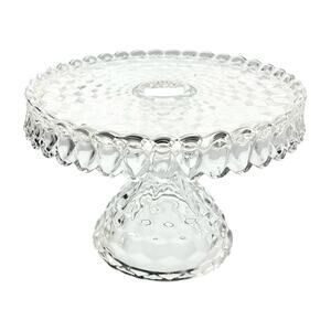 Fostoria “American” Round Glass Cake Stand 10”